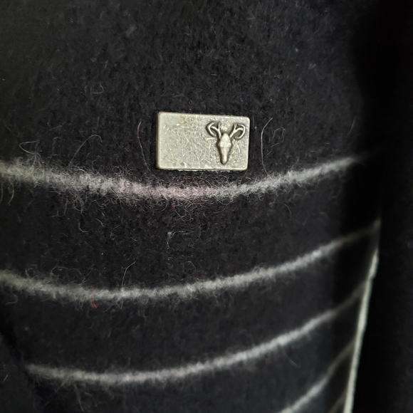 NOBIS Lambswool and Angora Cardigan with Asymmetrical Pockets - Picture 5 of 8